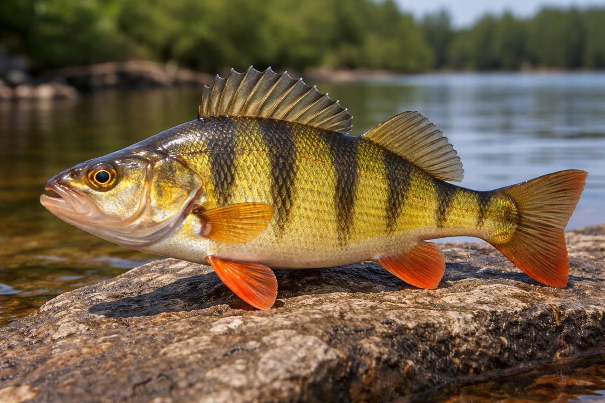 Yellow perch identification features