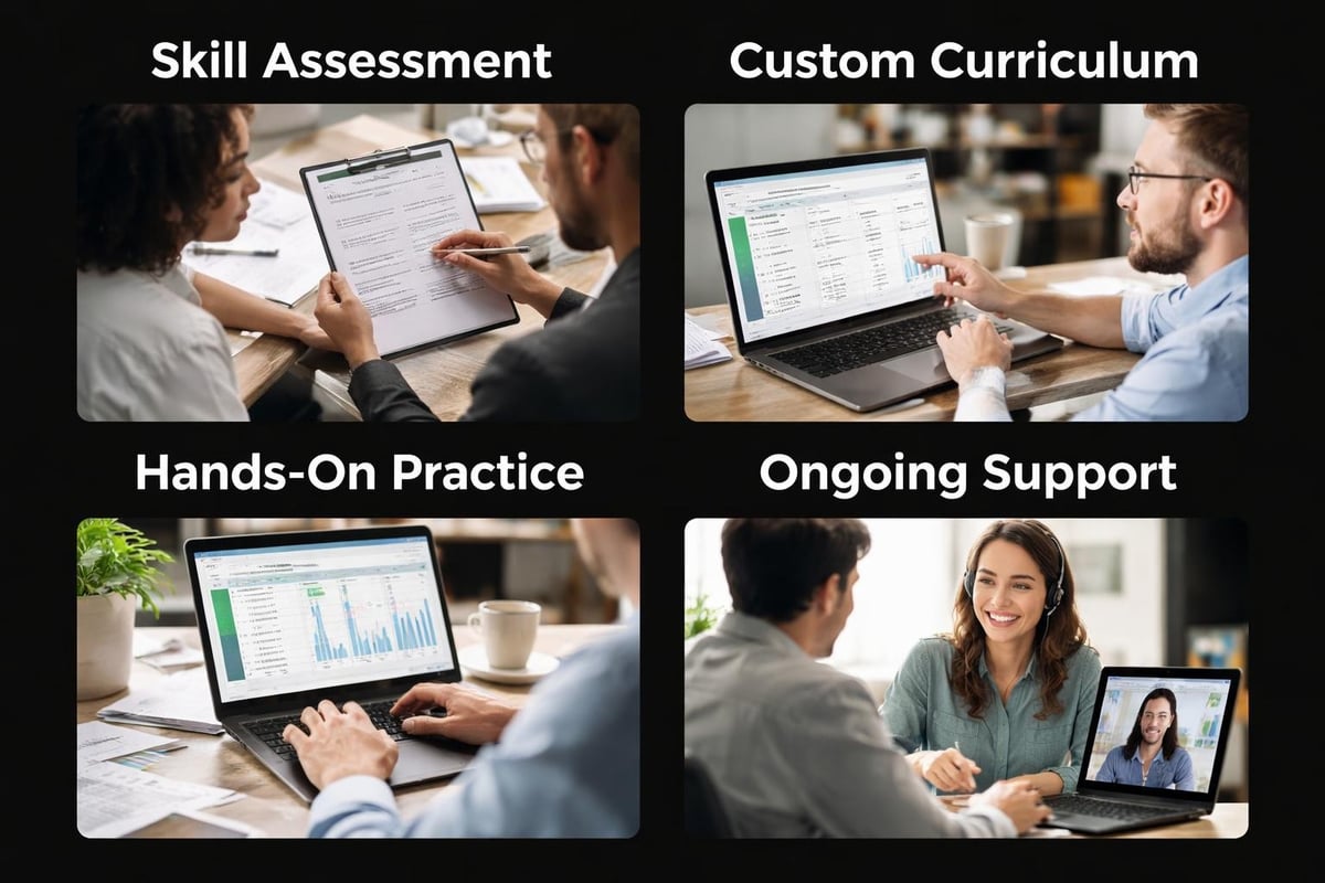 Excel training session structure