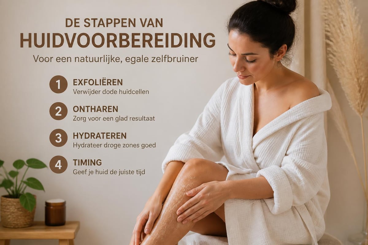 Huidvoorbereiding voor zelfbruiner