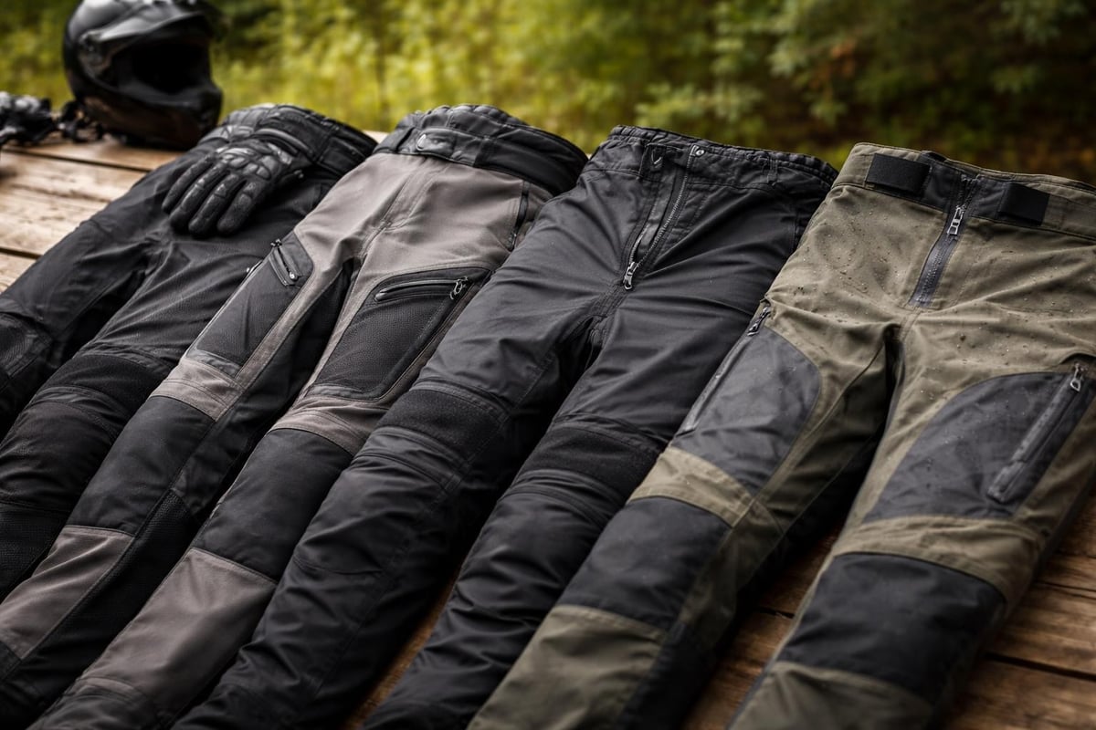Seasonal riding trouser features
