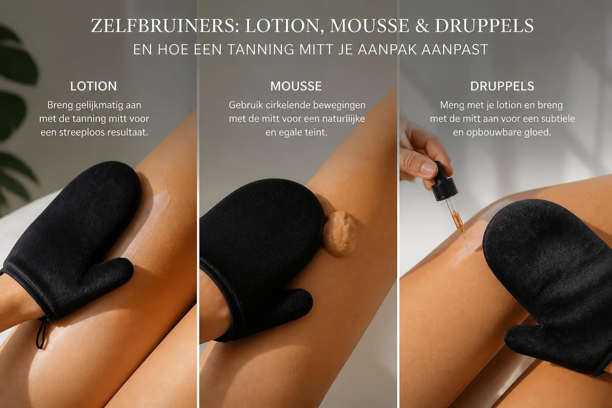 Self tan mitt versatility