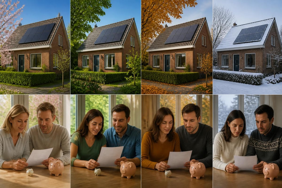 Energiebesparing door zonnepanelen