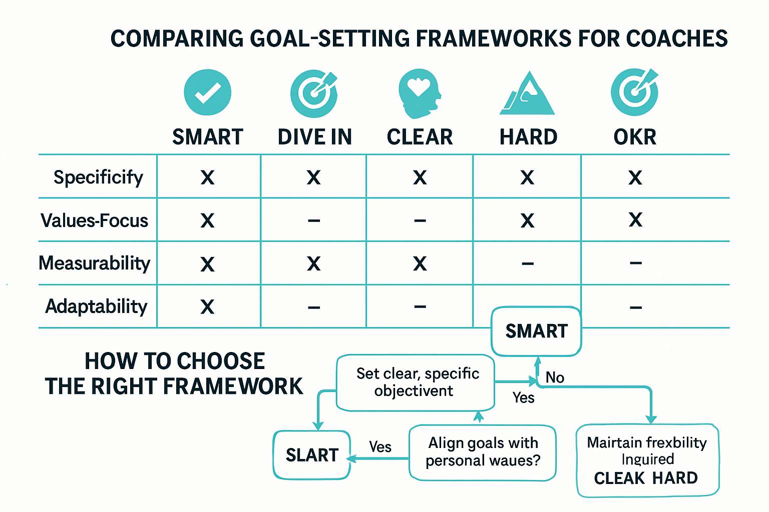 Choosing the Right Goal-Setting Framework: SMART, DIVE IN, and Beyond