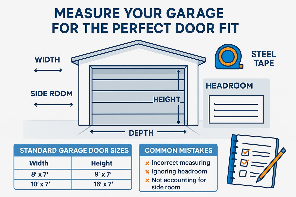 How to Measure Your Garage for the Perfect Door Fit