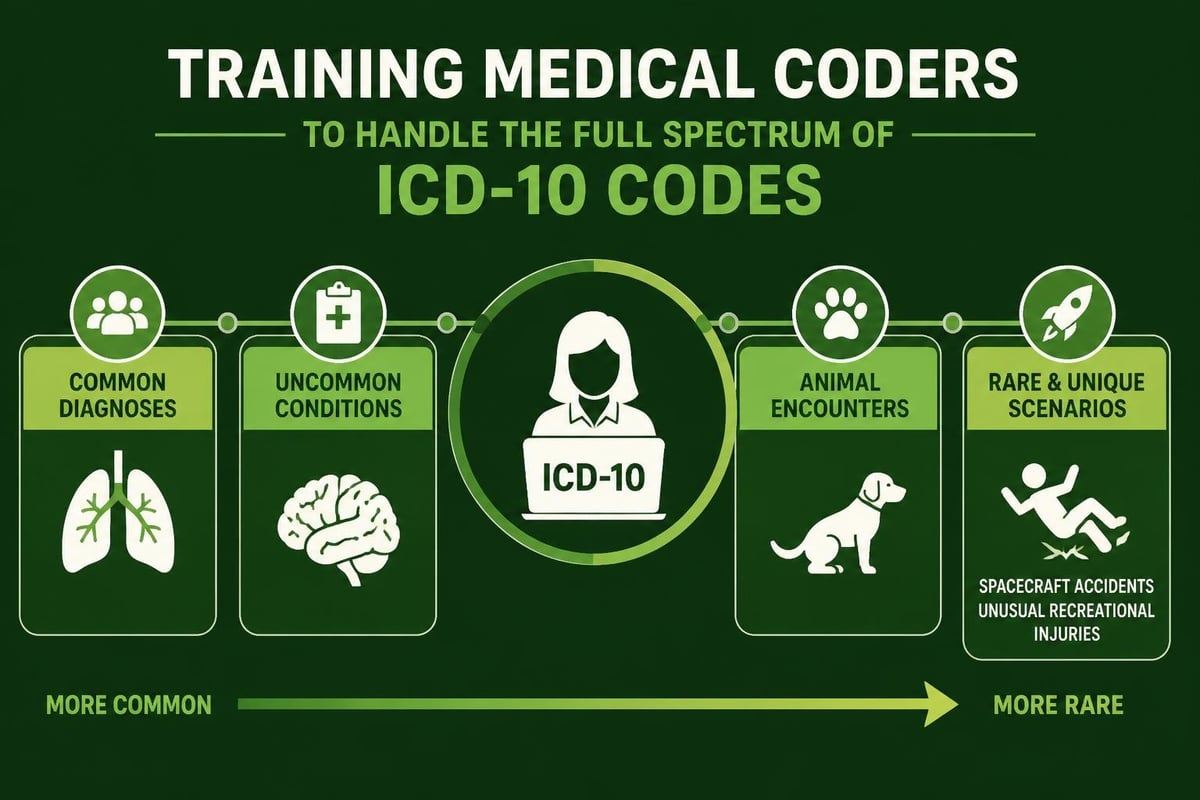 Medical coding training scenarios