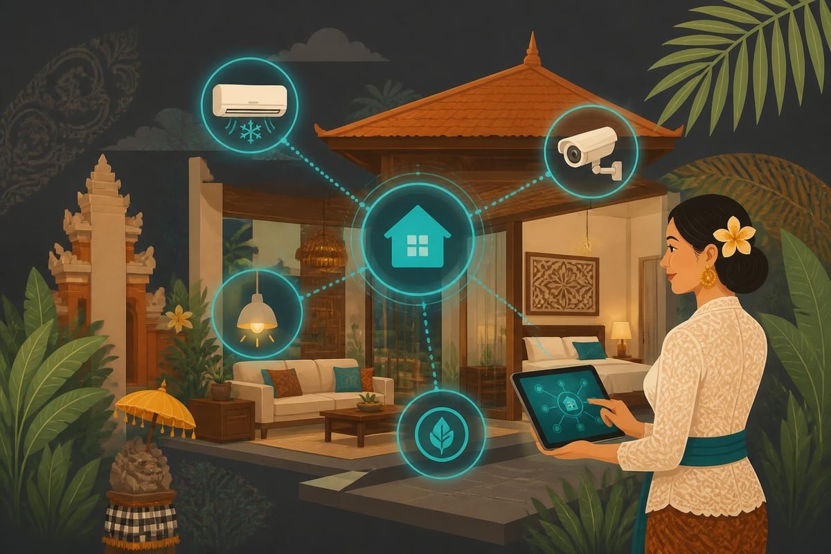 Smart home technology in modern rentals
