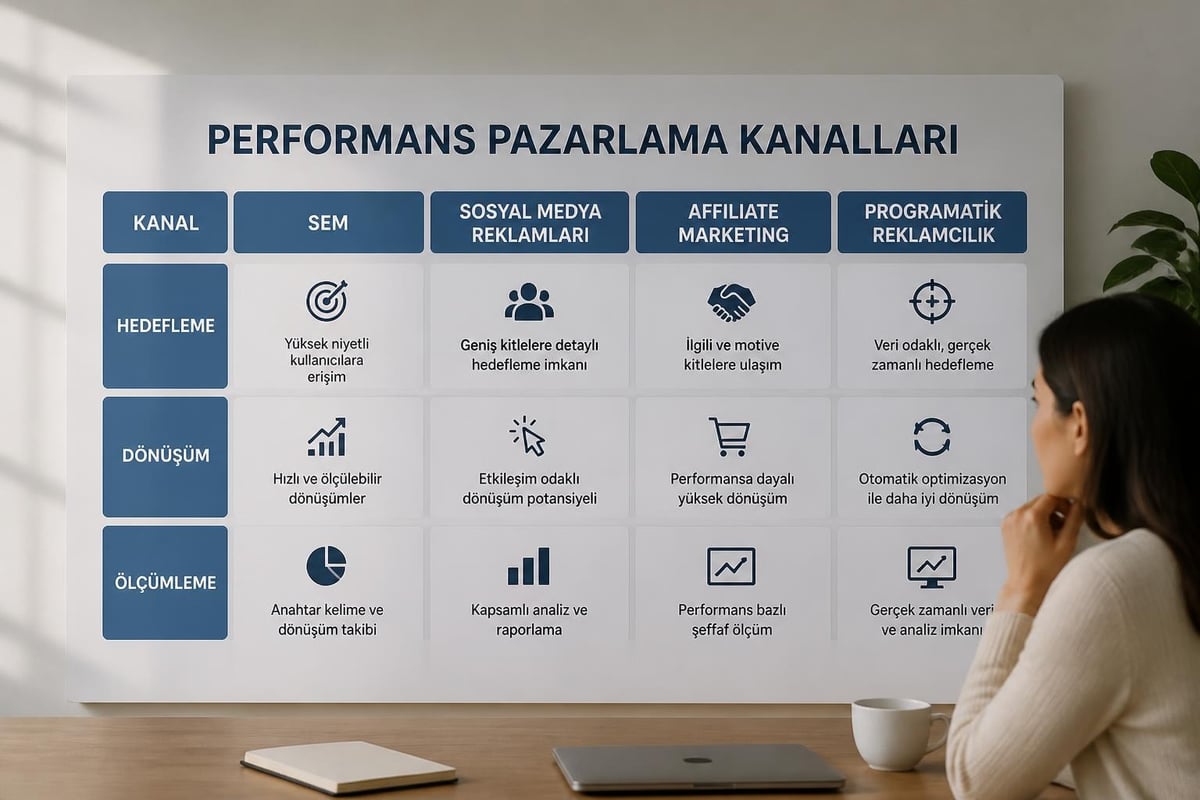 Dijital pazarlama kanalları