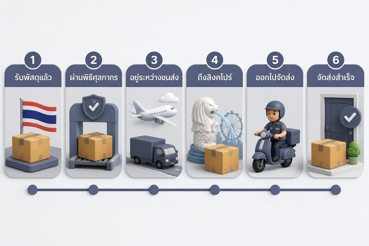 Package tracking timeline
