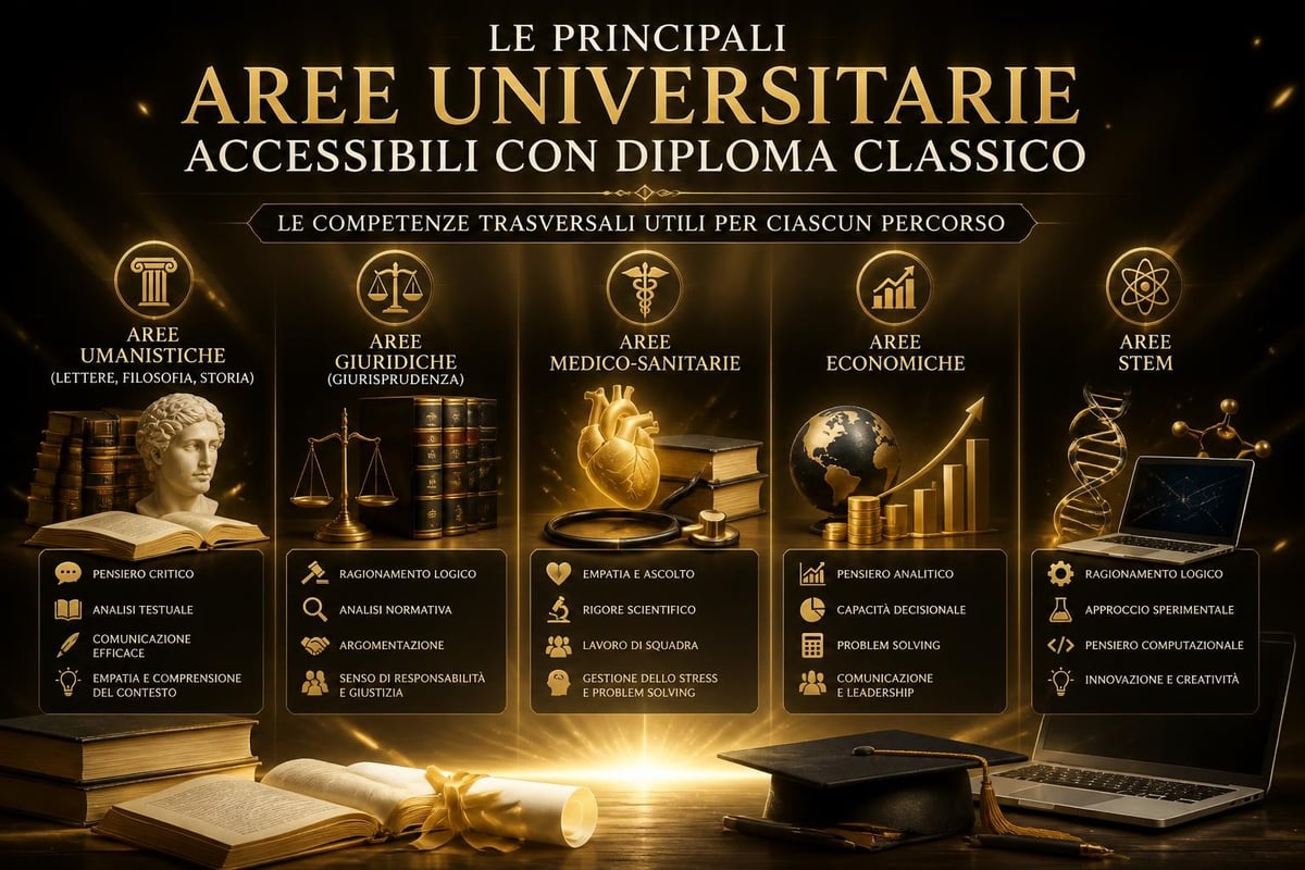 Percorsi universitari diploma classico