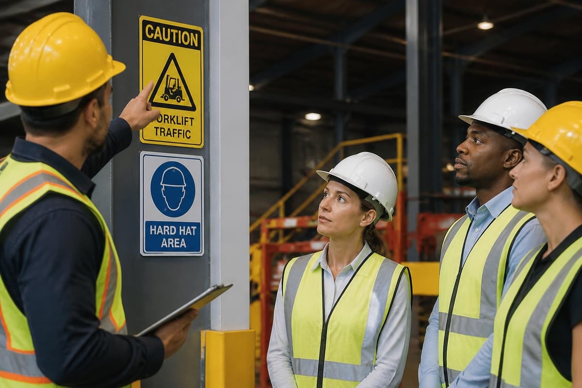 Safety signage compliance programme