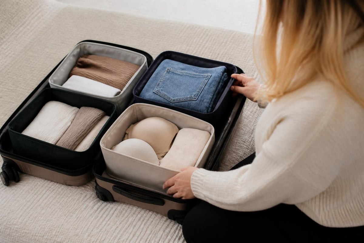 Packing cube organization system