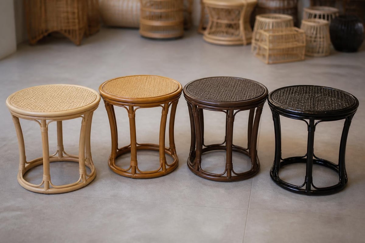 Rattan finishing techniques