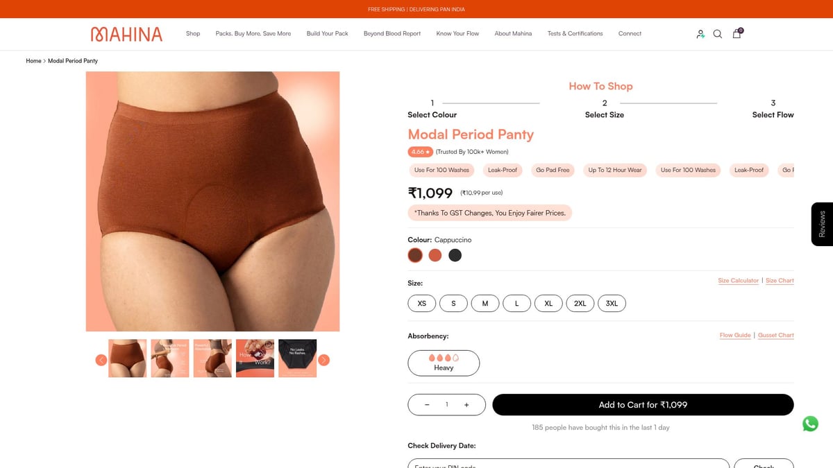 7 Confidence Panties That Redefine Comfort in 2026 - Mahina Super Heavy Flow Period Panty