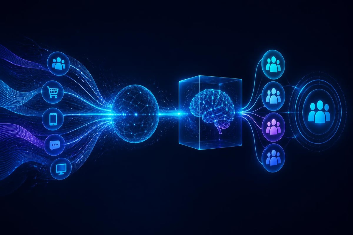 AI customer segmentation workflow
