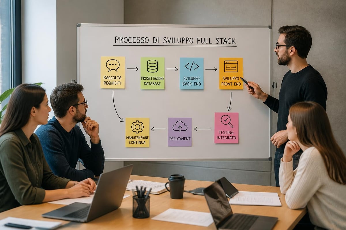 Workflow sviluppo full stack