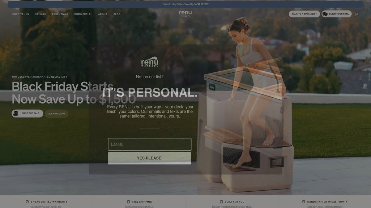7 Migliori Outdoor Cold Plunge Tub da Provare nel 2025 - Renu Therapy Cold Stoic 2.0 – Lusso e Performance