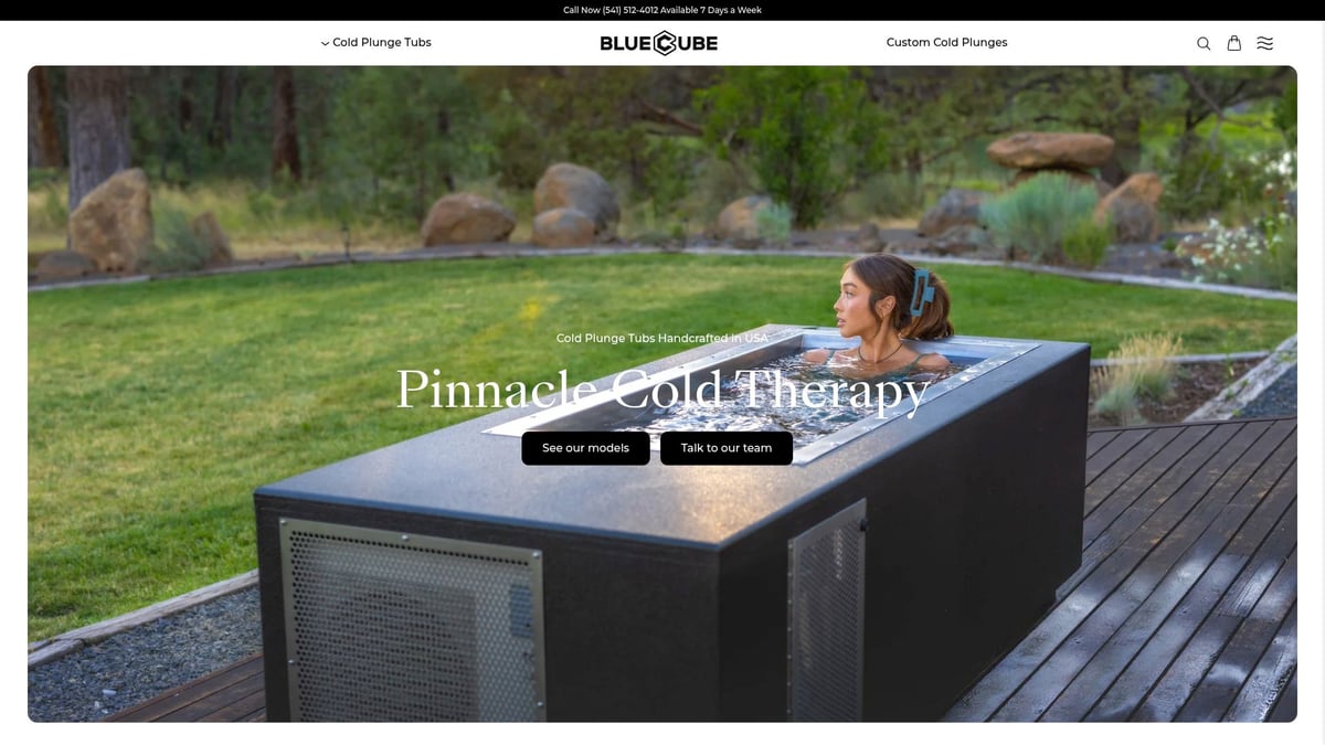 7 Migliori Outdoor Cold Plunge Tub da Provare nel 2025 - BlueCube Malibu 56 – Design Moderno e Prestazioni