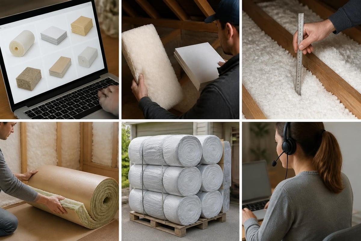 Online insulation shopping