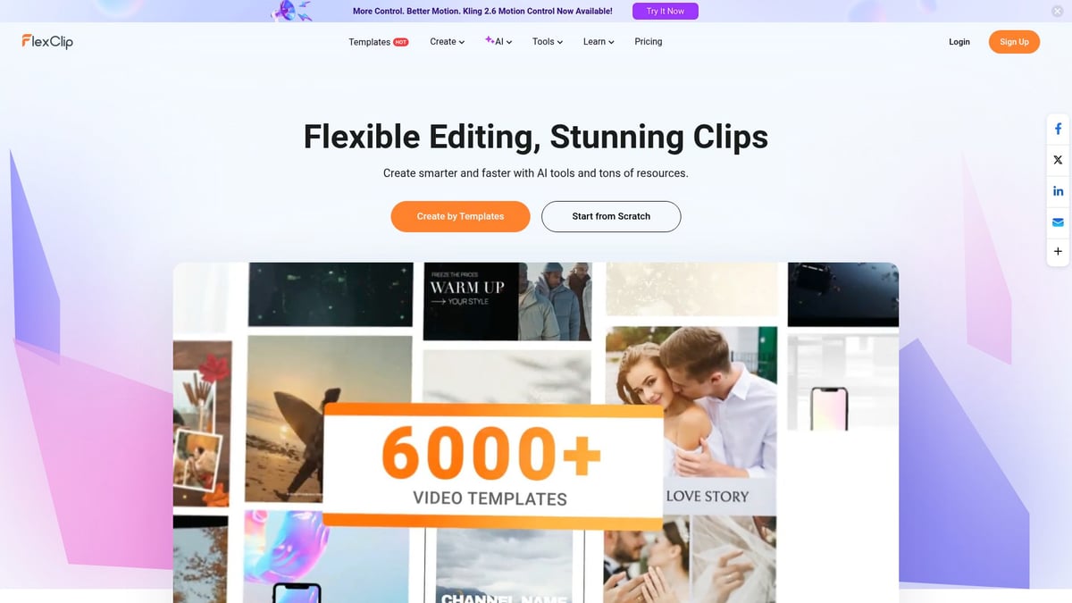 9 Brilliant Free Video Maker AI Tools to Try in 2026 - FlexClip