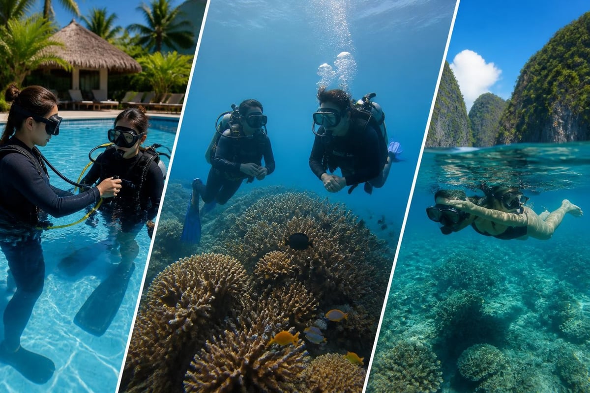 Snorkeling class progression