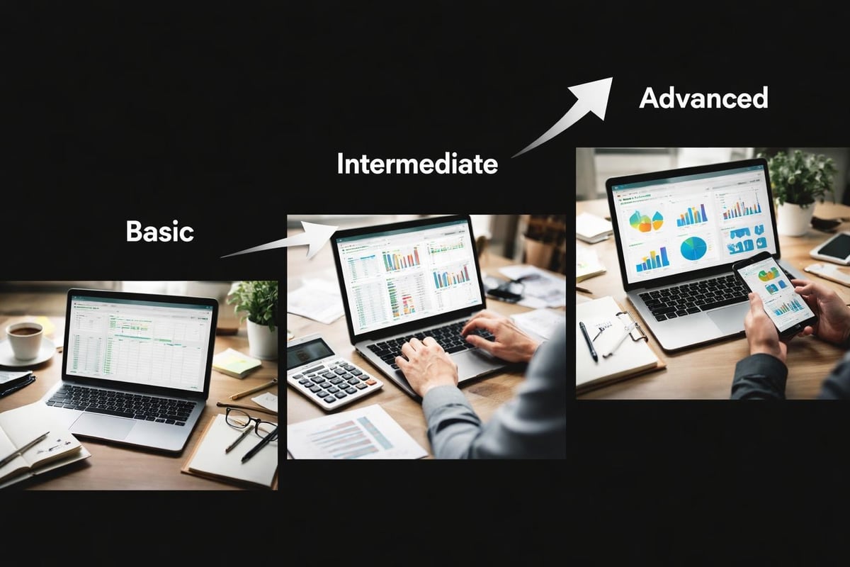 Excel skill development path