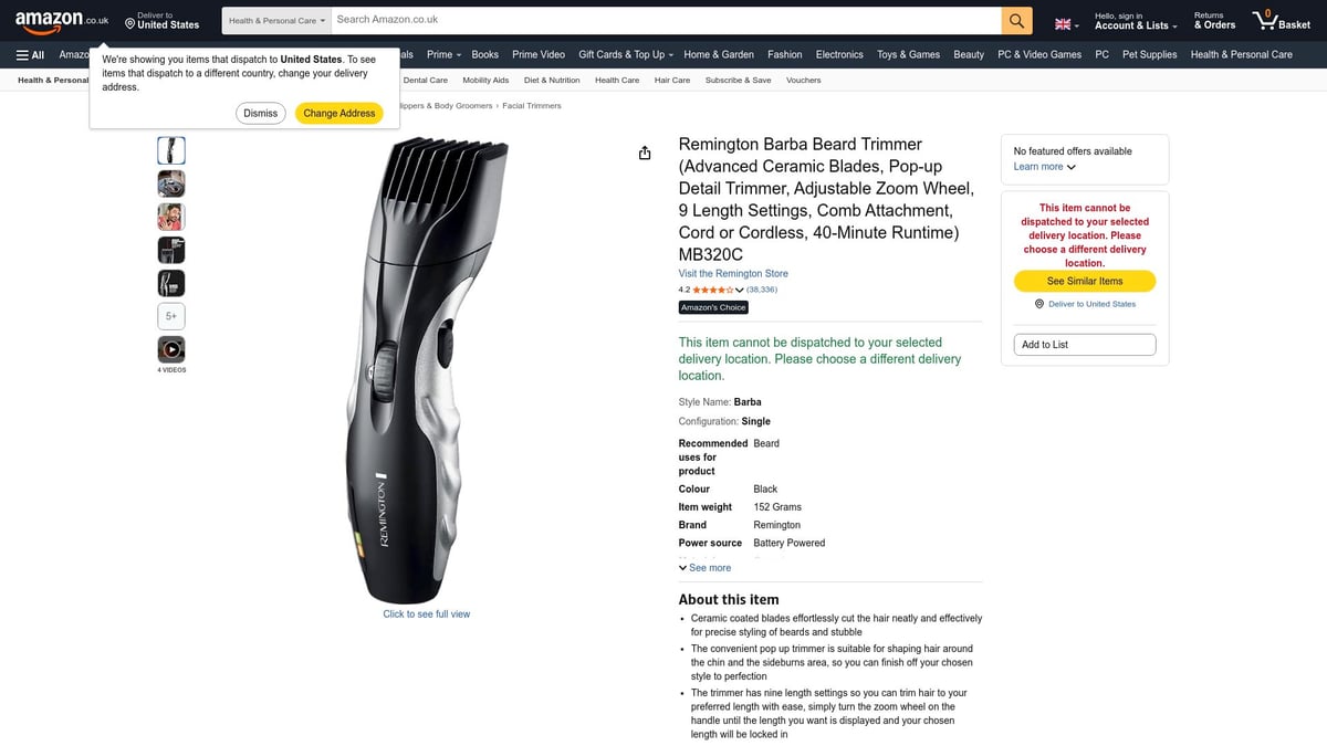 Les 7 meilleures tondeuses à barbe pour une coupe précise (2026) - Tondeuse à barbe Remington Barba