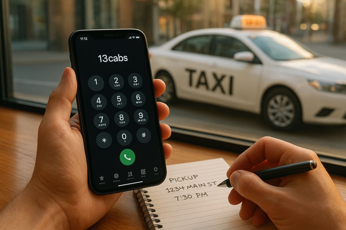 Step-by-Step Guide: How to Book a 13cabs Taxi by Phone