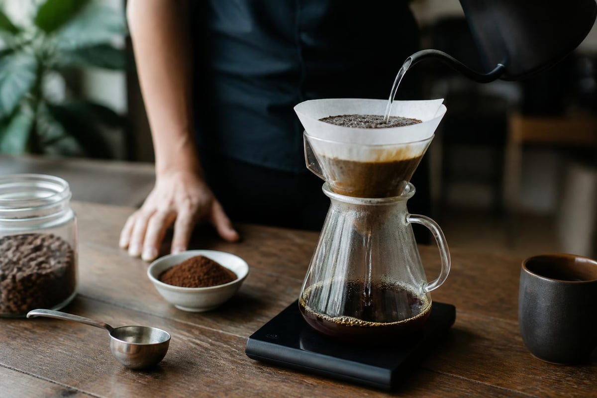 Brewing parameters for medium roast