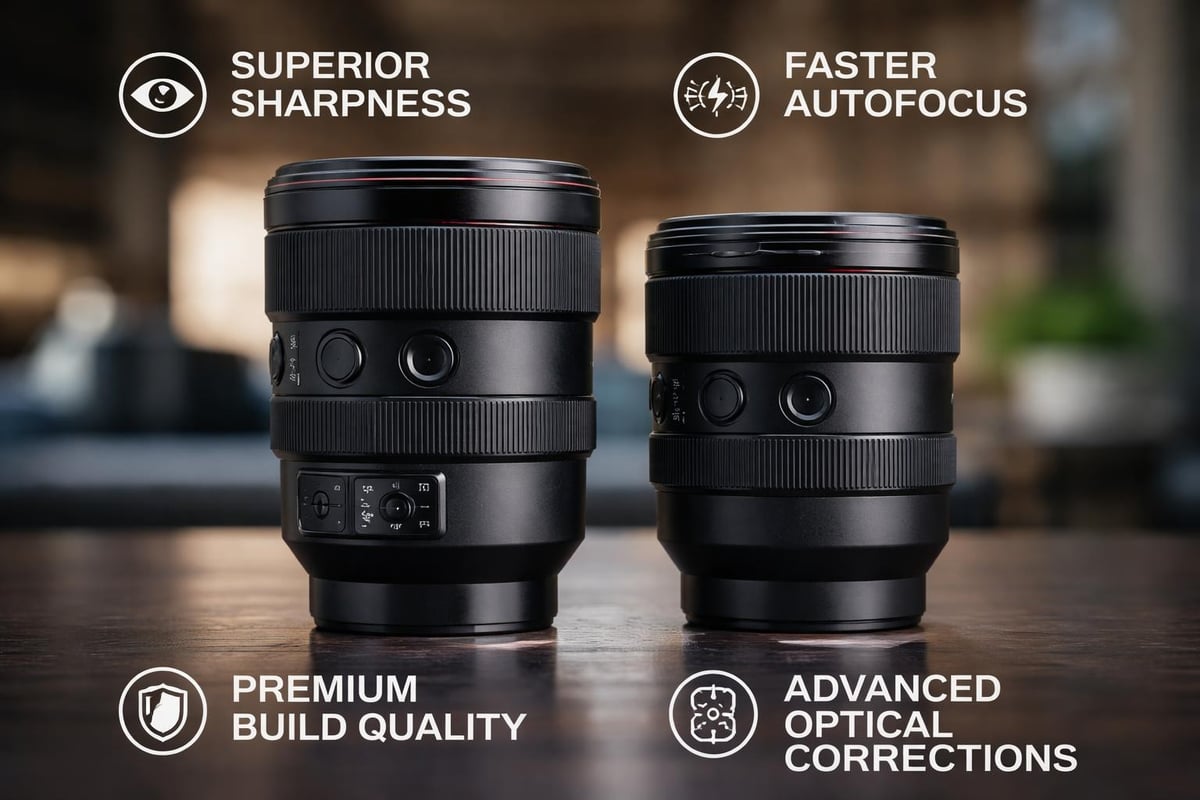 Sony G Master lens performance characteristics