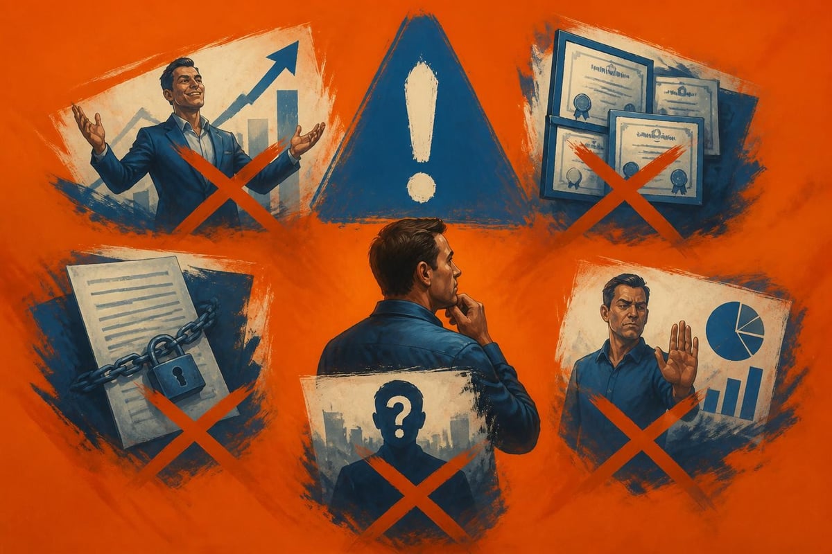 Red flags in coaching programs