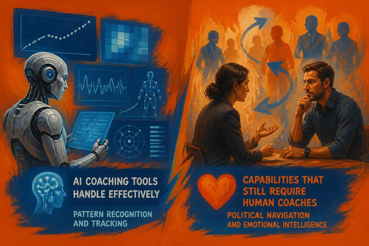 Human coaching versus AI tools