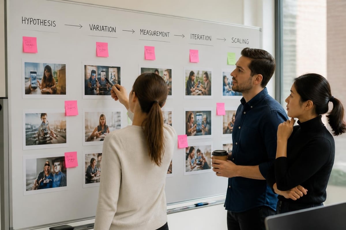 Creative testing workflow