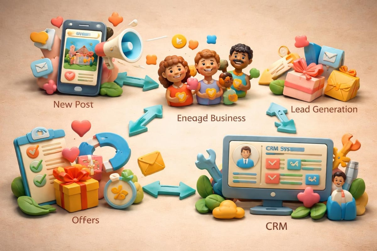 Social media lead generations workflow