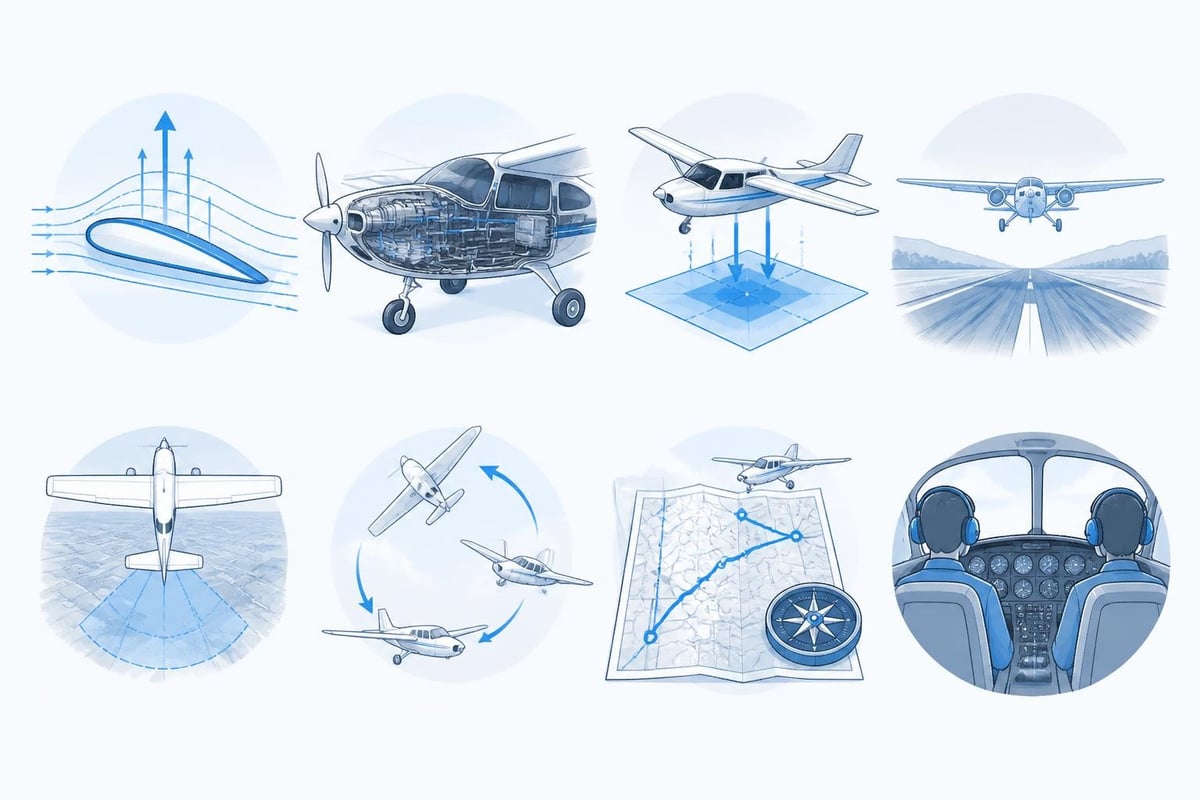 Flight training manual content structure