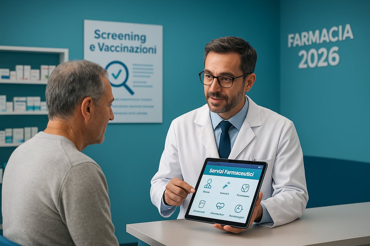 I servizi disponibili in farmacia nel 2026