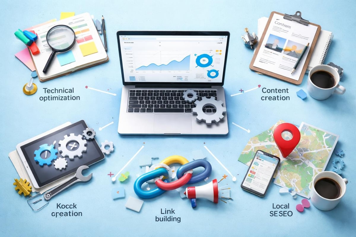 SEO Strategie Elemente