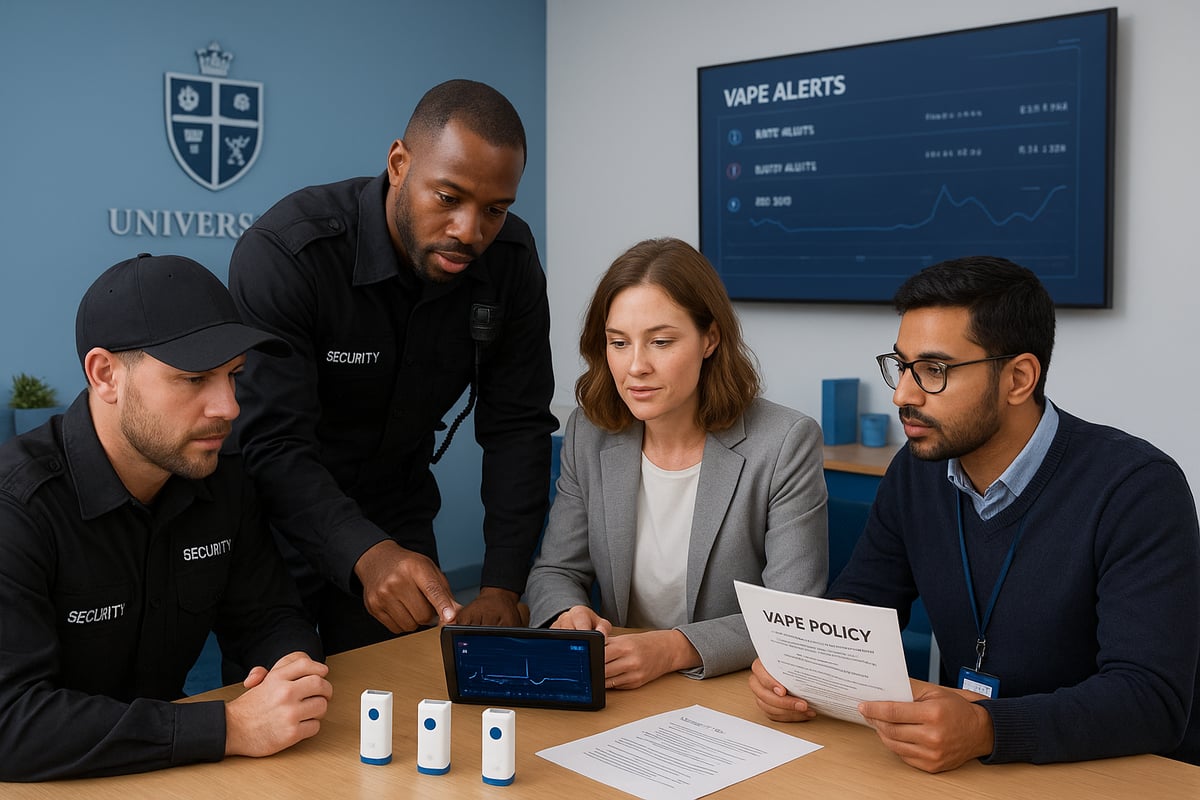 Vape Detection and University Policy: Integration and Enforcement