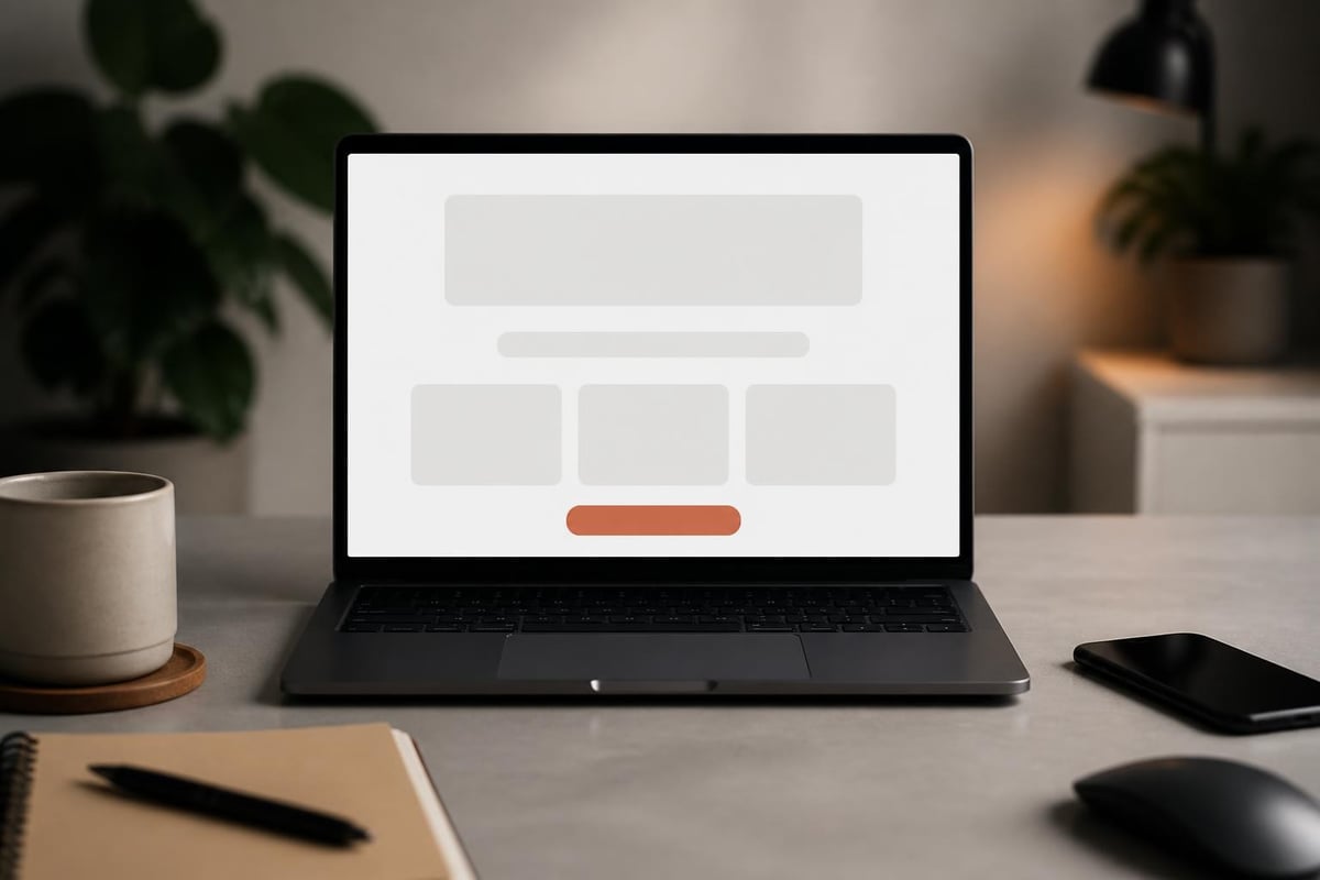 Landing Page Conversion-Fokus