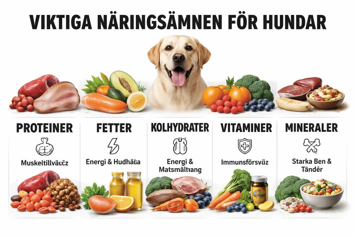 Näringsbalans i hundmat