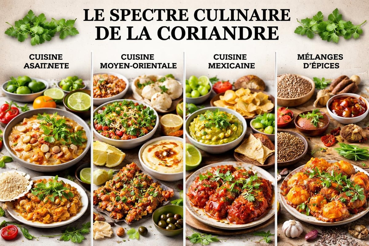 Utilisations culinaires de la coriandre