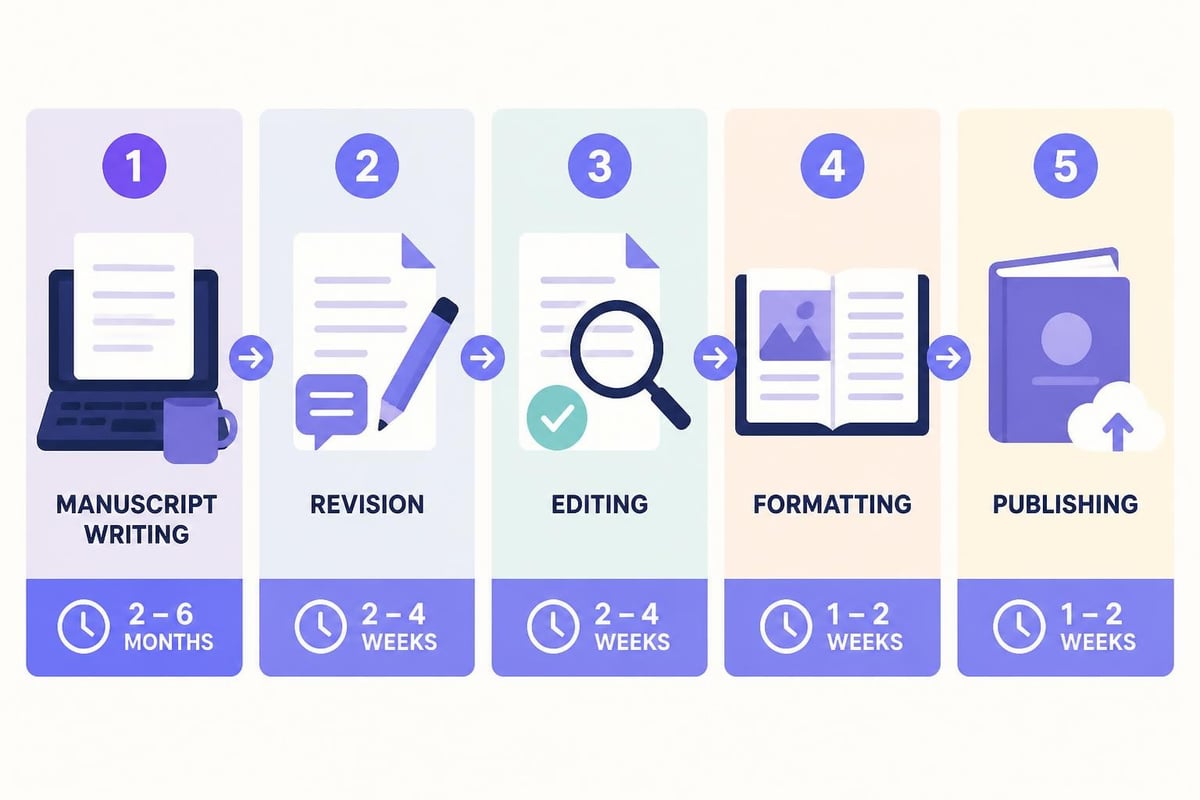 Book creation timeline