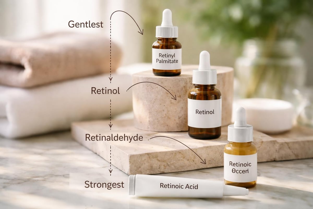 Retinol derivative spectrum