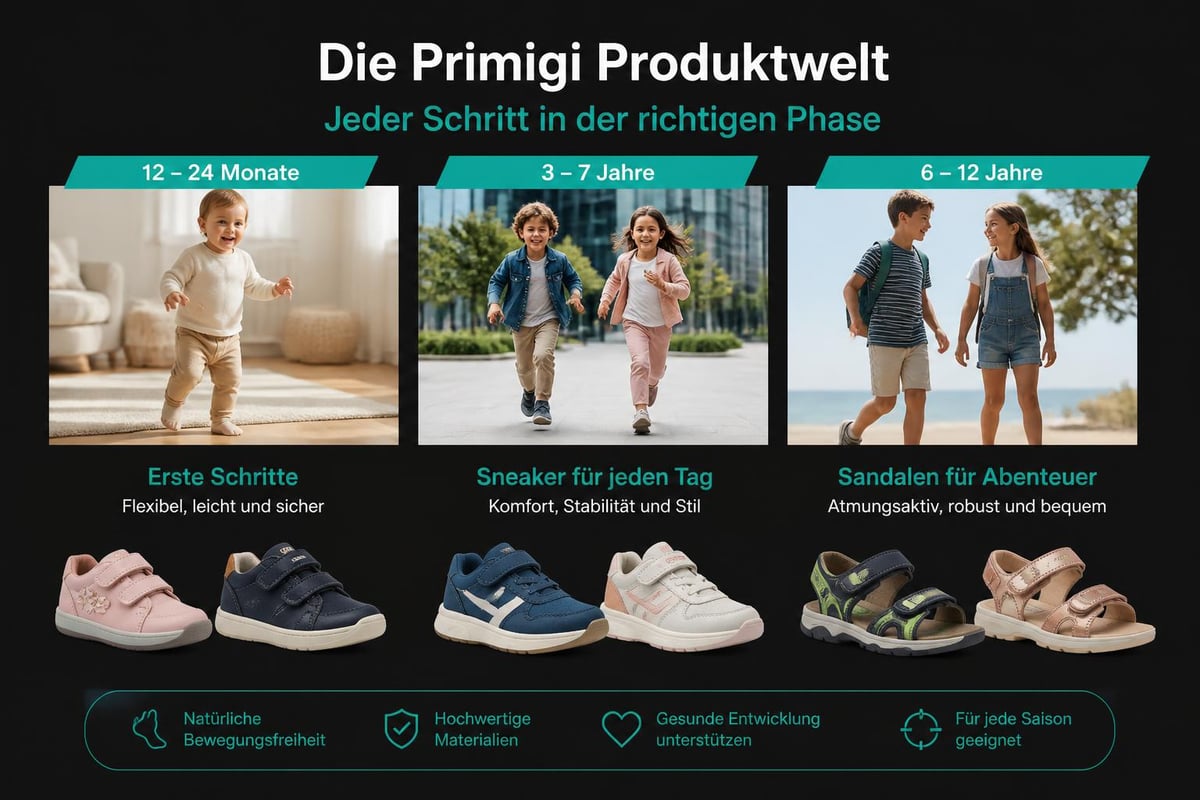 Primigi Schuhkategorien