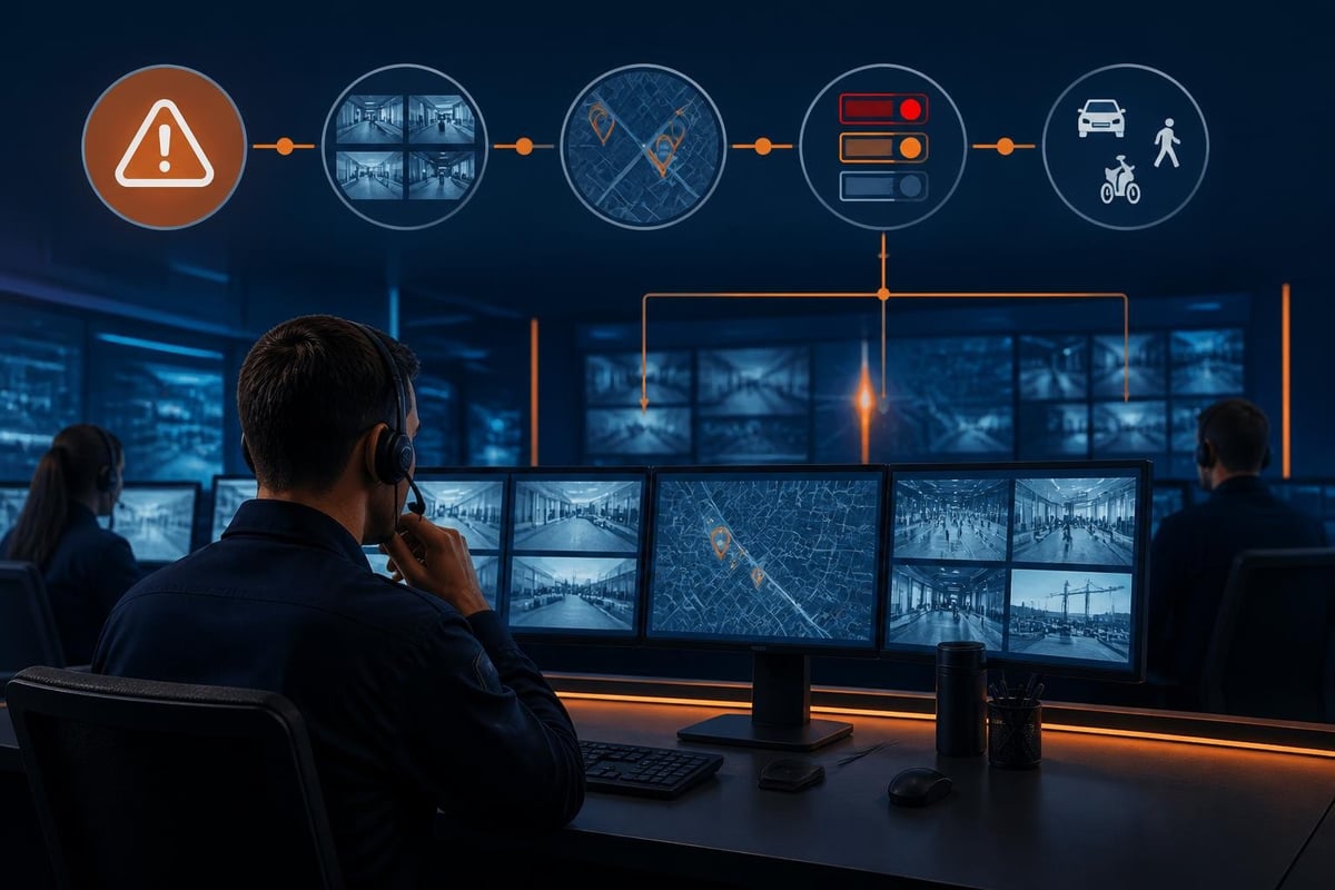 Flusso operativo centrale teleallarme