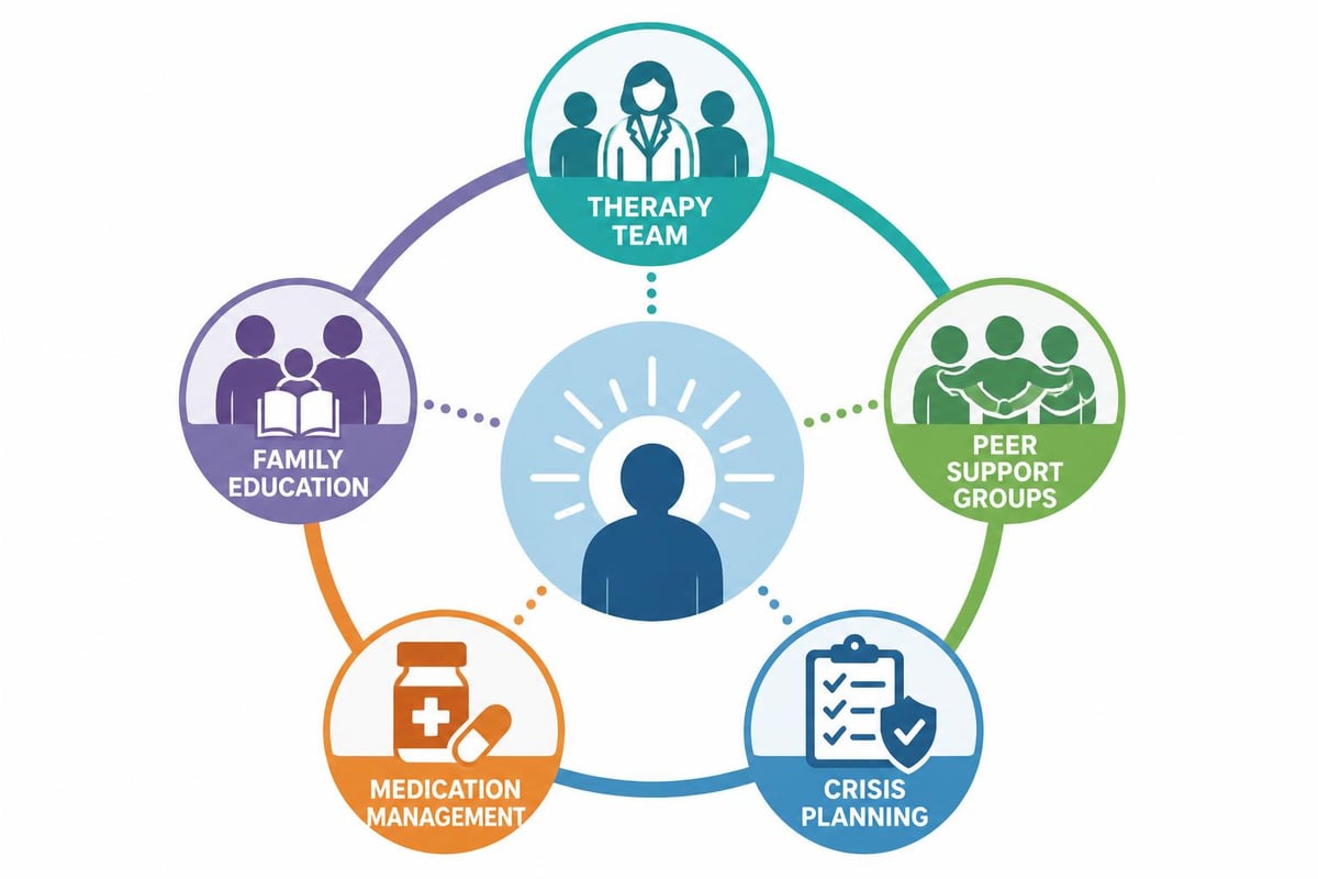 Psychosis recovery support network