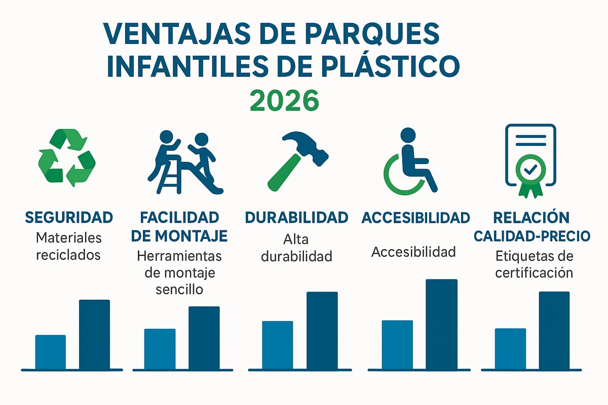 Ventajas de los parques infantiles de plástico en 2026