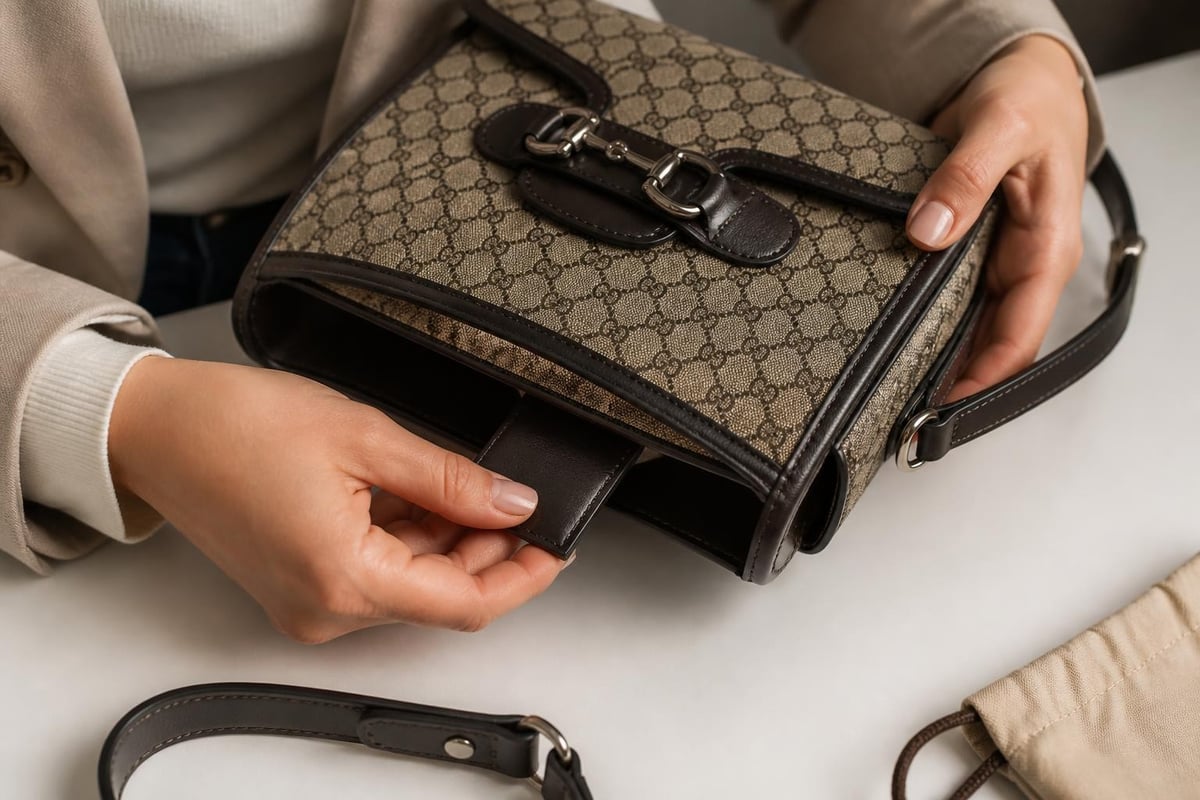 Designer bag authentication