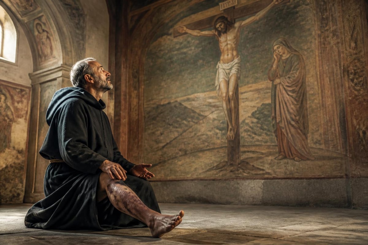 St Peregrine's miraculous healing