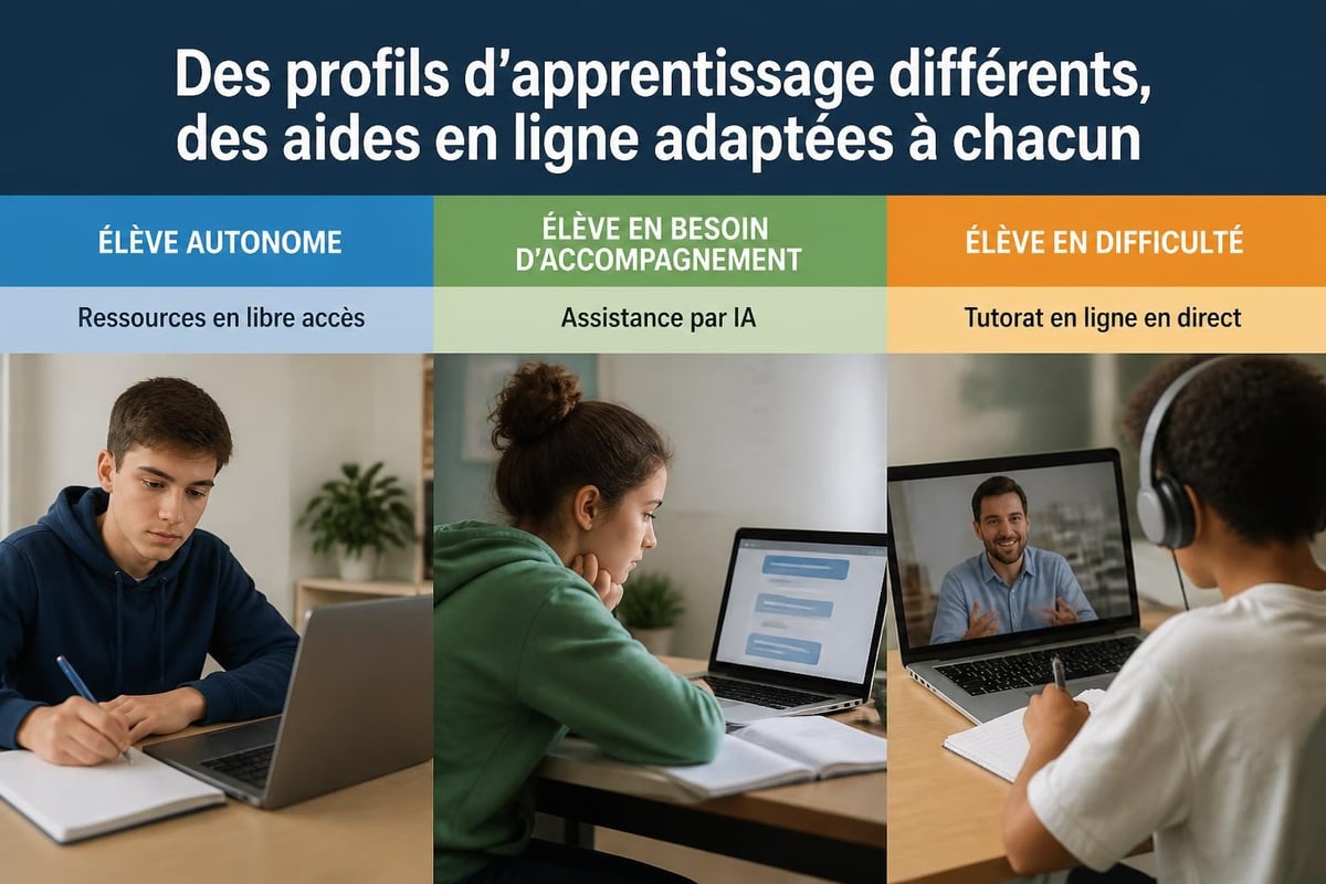 Profils d'apprenants et solutions adaptées