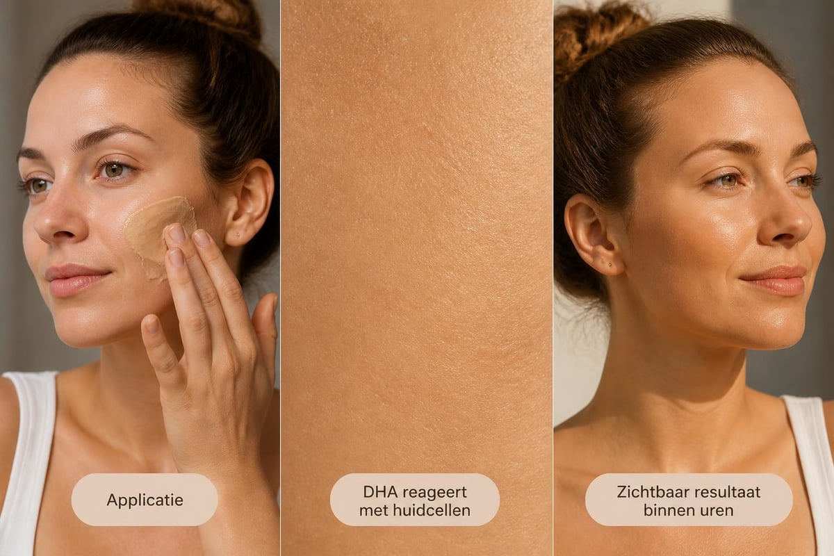 The process of natural tanning with self-tanners